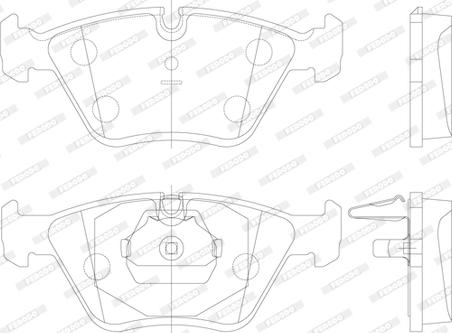 Ferodo FDB1073 - Brake Pad Set, disc brake autospares.lv