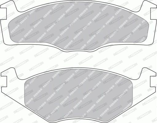 Ferodo FDB1072G - Brake Pad Set, disc brake autospares.lv