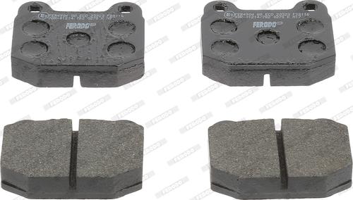 Ferodo FDB116 - Brake Pad Set, disc brake autospares.lv