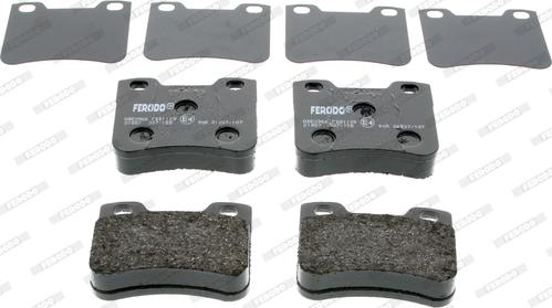 Ferodo FDB1109 - Brake Pad Set, disc brake autospares.lv