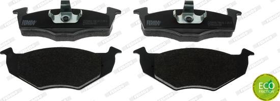 Ferodo FDB1101 - Brake Pad Set, disc brake autospares.lv