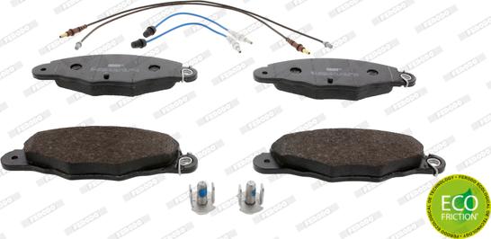 Ferodo FDB1114 - Brake Pad Set, disc brake autospares.lv