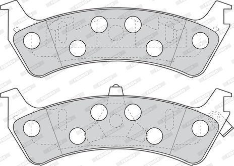 Ferodo FDB1130 - Brake Pad Set, disc brake autospares.lv