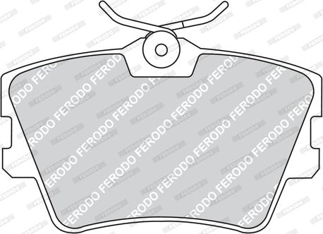 Ferodo FDB1132 - Brake Pad Set, disc brake autospares.lv