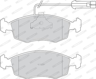 Ferodo FDB1121 - Brake Pad Set, disc brake autospares.lv