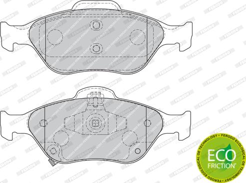 Ferodo FDB1890 - Brake Pad Set, disc brake autospares.lv