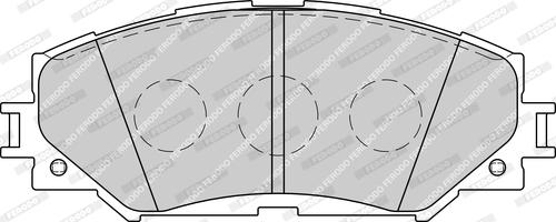 Ferodo FDB1891-D - Brake Pad Set, disc brake autospares.lv