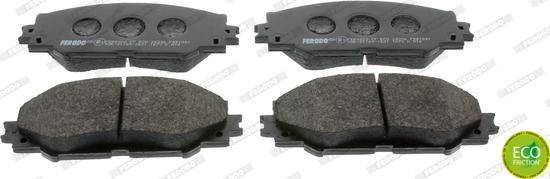 Ferodo FDB1891 - Brake Pad Set, disc brake autospares.lv