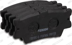 Ferodo FDB1892-D - Brake Pad Set, disc brake autospares.lv