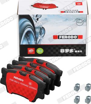 Ferodo FDB1892-S - Brake Pad Set, disc brake autospares.lv