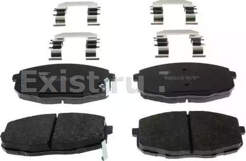 Ferodo FDB1869W - Brake Pad Set, disc brake autospares.lv