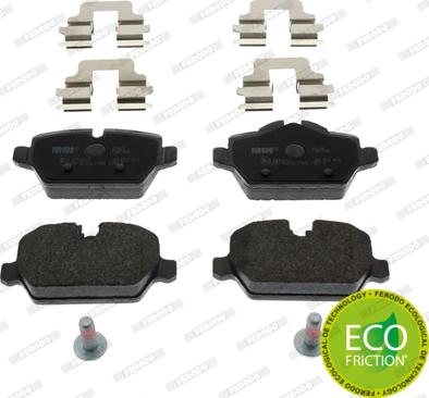 Ferodo FDB1806 - Brake Pad Set, disc brake autospares.lv