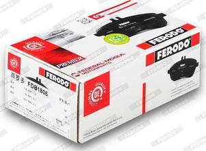 Ferodo FDB1806 - Brake Pad Set, disc brake autospares.lv