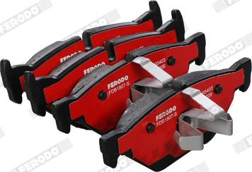 Ferodo FDB1807-S - Brake Pad Set, disc brake autospares.lv