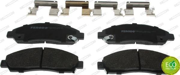 Ferodo FDB1816 - Brake Pad Set, disc brake autospares.lv