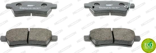 Ferodo FDB1882 - Brake Pad Set, disc brake autospares.lv