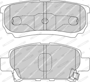 Ferodo FDB1839-D - Brake Pad Set, disc brake autospares.lv