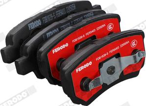 Ferodo FDB1839-S - Brake Pad Set, disc brake autospares.lv