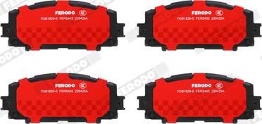 Ferodo FDB1829-S - Brake Pad Set, disc brake autospares.lv