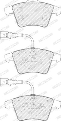 Ferodo FDB1826 - Brake Pad Set, disc brake autospares.lv