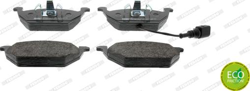 Ferodo FDB1398 - Brake Pad Set, disc brake autospares.lv