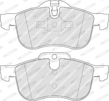 Ferodo FDB1355-D - Brake Pad Set, disc brake autospares.lv