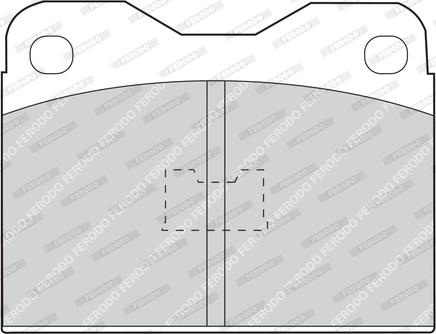 Ferodo FDB130 - Brake Pad Set, disc brake autospares.lv