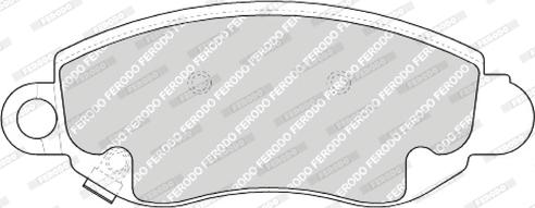 Ferodo FDB1381 - Brake Pad Set, disc brake autospares.lv