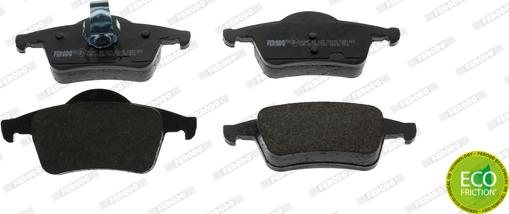 Ferodo FDB1383 - Brake Pad Set, disc brake autospares.lv