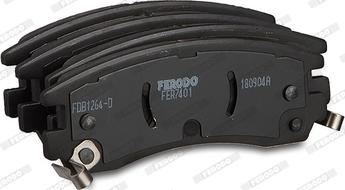 Ferodo FDB1264-D - Brake Pad Set, disc brake autospares.lv