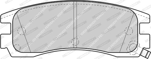 Ferodo FDB1264-D - Brake Pad Set, disc brake autospares.lv