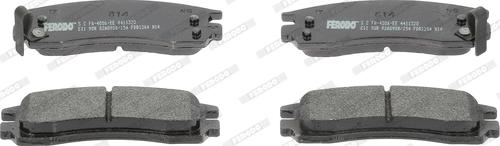 Ferodo FDB1264 - Brake Pad Set, disc brake autospares.lv