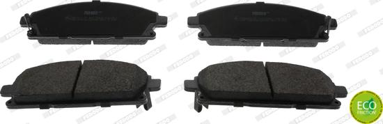 Ferodo FDB1263 - Brake Pad Set, disc brake autospares.lv