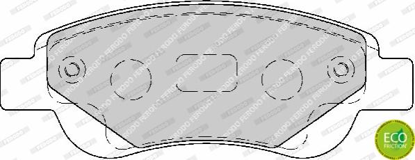 Ferodo FDB1790 - Brake Pad Set, disc brake autospares.lv