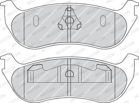 Ferodo FDB1793 - Brake Pad Set, disc brake autospares.lv