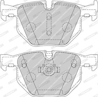 Ferodo FDB1748-D - Brake Pad Set, disc brake autospares.lv