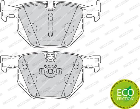 Ferodo FDB1748 - Brake Pad Set, disc brake autospares.lv