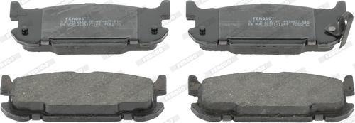 Ferodo FDB1755 - Brake Pad Set, disc brake autospares.lv