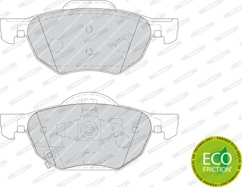 Ferodo FDB1704 - Brake Pad Set, disc brake autospares.lv