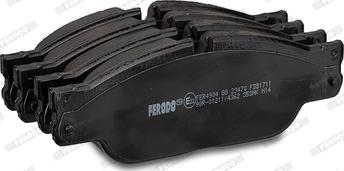 Ferodo FDB1711 - Brake Pad Set, disc brake autospares.lv