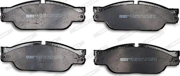 Ferodo FDB1711 - Brake Pad Set, disc brake autospares.lv