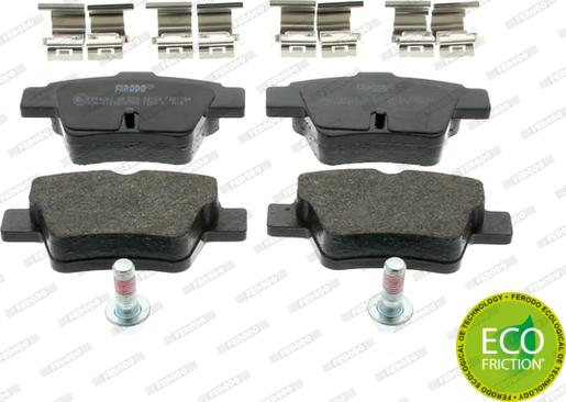 Ferodo FDB1784 - Brake Pad Set, disc brake autospares.lv