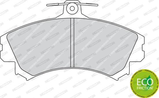 Ferodo FDB1738 - Brake Pad Set, disc brake autospares.lv