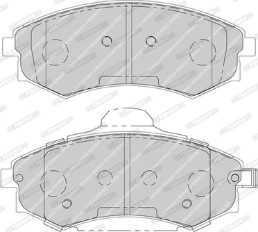 Ferodo FDB1737-D - Brake Pad Set, disc brake autospares.lv