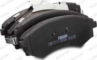 Ferodo FDB1737-D - Brake Pad Set, disc brake autospares.lv