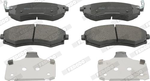 Ferodo FDB1737 - Brake Pad Set, disc brake autospares.lv