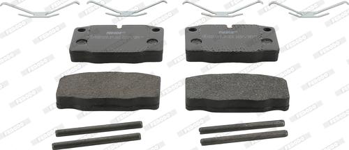 Ferodo FDB173 - Brake Pad Set, disc brake autospares.lv