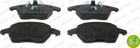 Ferodo FDB1728 - Brake Pad Set, disc brake autospares.lv