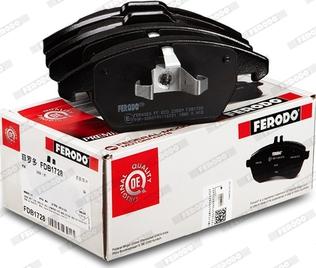 Ferodo FDB1728 - Brake Pad Set, disc brake autospares.lv