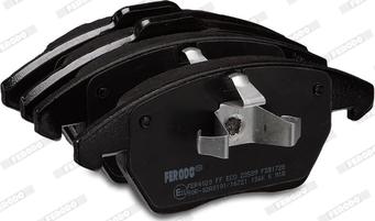 Ferodo FDB1728 - Brake Pad Set, disc brake autospares.lv